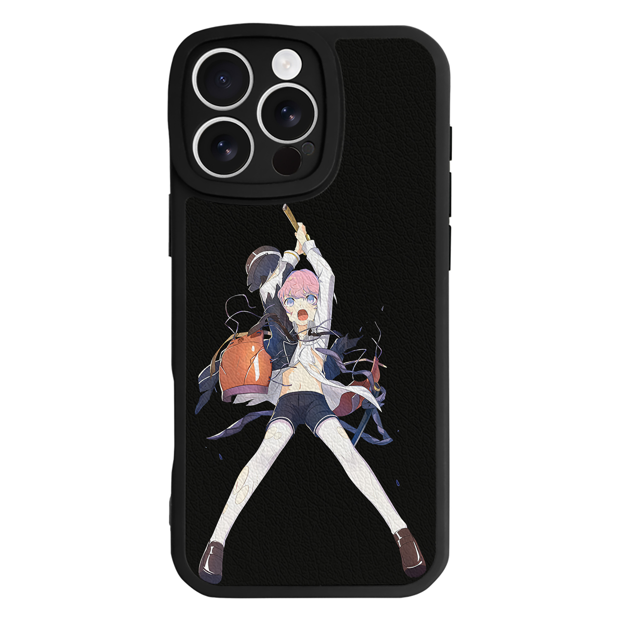 （画像用） 刀剣乱舞 Touken Ranbu 【iPhone 16シリーズ対応】シリコンスマホケース（レザー調） 材質：シリコン